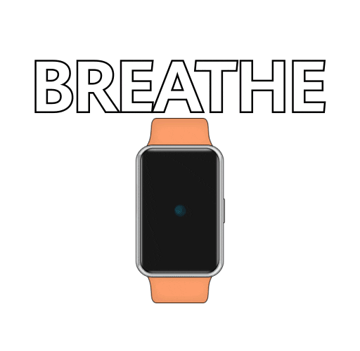 Breathe Deep Breath Sticker by Huawei Mobile