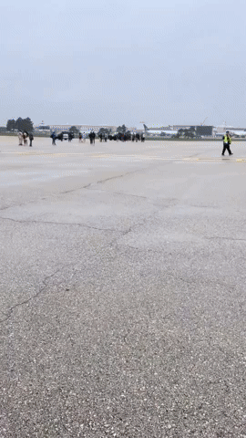 United Plane Rolls Off Runway After Landing in Houston