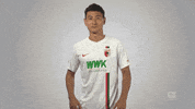 fc augsburg heart GIF by Bundesliga