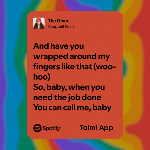 Lady Gaga Lyrics GIF by Taimi