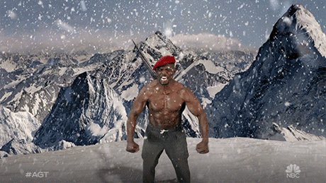 Flying Terry Crews GIF by America's Got Talent