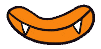 Halloween Smile Sticker by Jelene