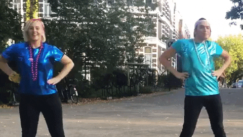 happy best friends GIF