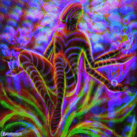 balazsvarga art trippy psychedelic light GIF