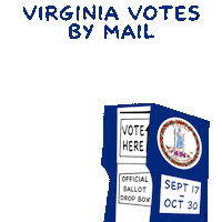 Voting Terry Mcauliffe Sticker by INTO ACTION
