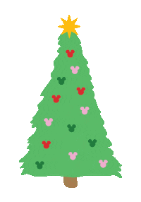Happy Christmas Tree Sticker