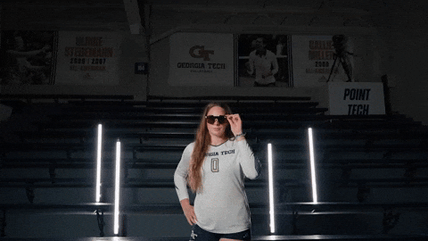 Georgia Tech Volleyball GIF by Georgia Tech Yellow Jackets