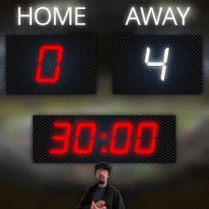 Home: 0, Away: 4