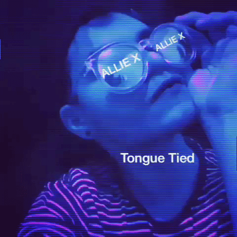 allie x tongue tied GIF