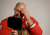 Chicago Blackhawks Lol GIF by NHL