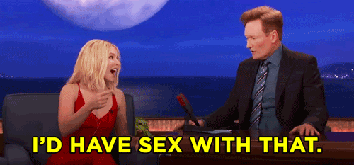 Kristen Bell Conan Obrien GIF by Team Coco