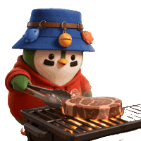 Steak Cooking Sticker by ZaddyFi
