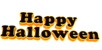 halloween text Sticker