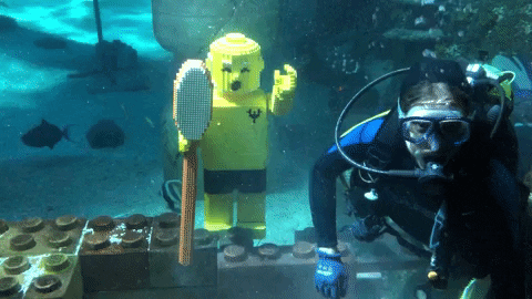 LEGOLANDDeutschlandResort giphygifmaker lego atlantis sealife GIF