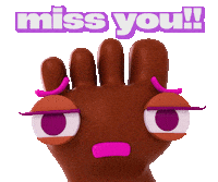 Sad Miss You Sticker