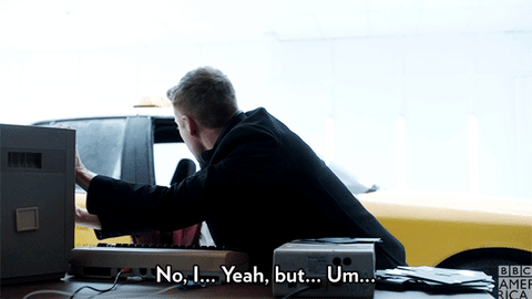 confused dirk gently GIF by BBC America