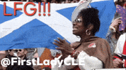 BrownSpiderCLE lets go fan london first GIF