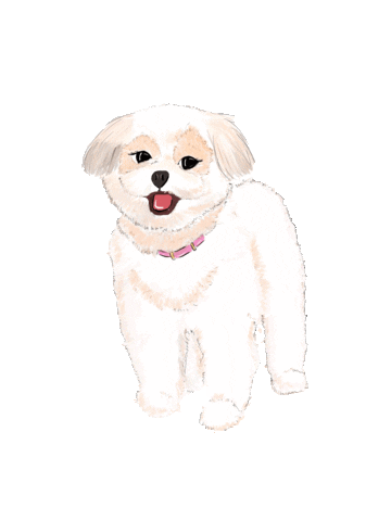 puppy Sticker by SarinaRenee