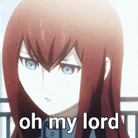 FutureGadgetLaboratory steinsgate kurisu oh my lord makise kurisu GIF