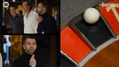 Excited Win GIF by The Traitors Australia