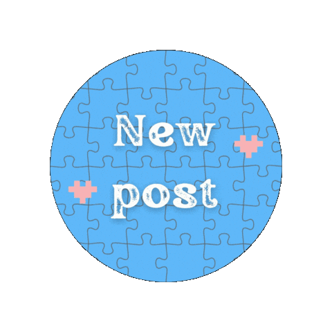New Post Puzzle Sticker