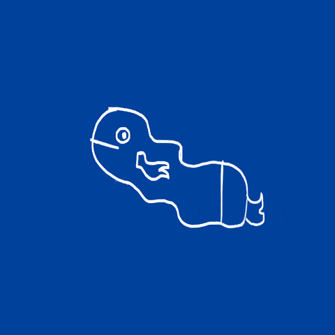 _tinoso fish flag swimming keep swimming GIF