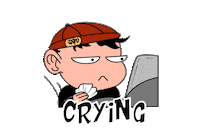Cry Crying Sticker