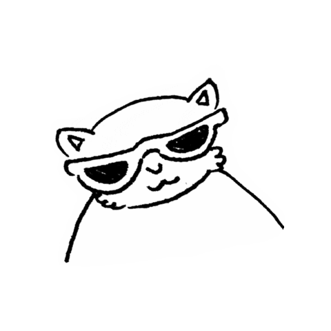 sarorfali giphygifmaker cat cool yeah Sticker