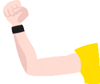 sport muscle Sticker