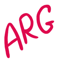 angelrelations logo design arg angelrelations Sticker