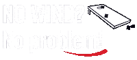 No Problem Wind Sticker by Professionalboats
