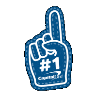 March Madness Foam Finger Sticker by Capital One