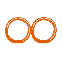 Glasses Core Sticker by Tree of Pets