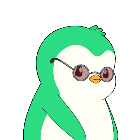 Penguin Steak Sticker by Abster