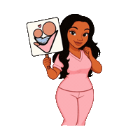 Mila Love Sticker by Mission Mommy HQ