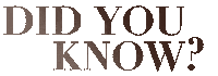 Did You Know Sticker by ArmenVartanyMD