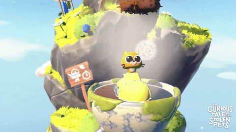 Virtual Reality Cat GIF by Fast Travel Games