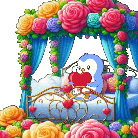 I Love You Hearts GIF by Pudgy Penguins