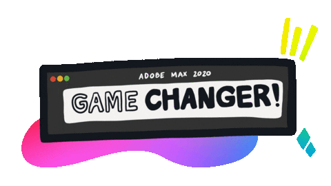 Design Rainbow Sticker by Adobe