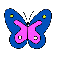 Butterfly Sticker by designstripe