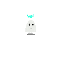 Scared Halloween Sticker