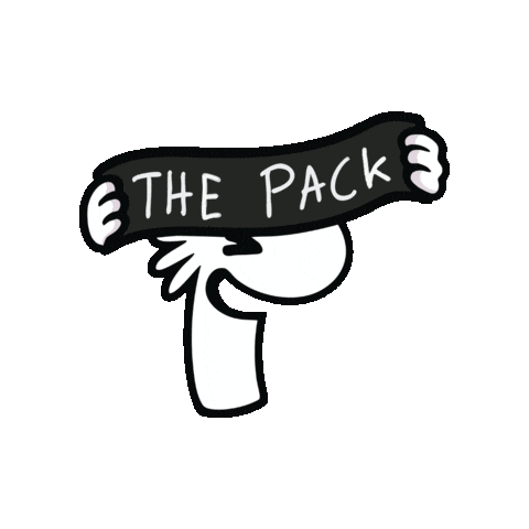 The Pack Sticker by Paulberger