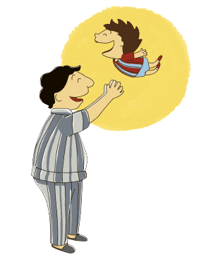 Nunulanka giphyupload jump dad child Sticker