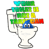 texas toilet Sticker by Fort Worth Water