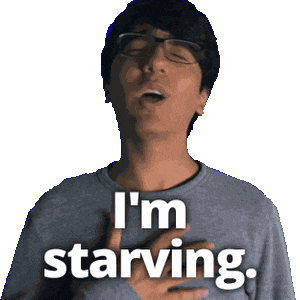 Hungry Dinner Sticker
