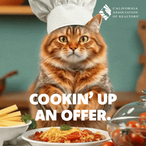 Real Estate Cooking GIF by CALIFORNIA ASSOCIATION OF REALTORS®
