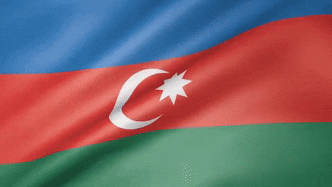 Azerbaijan Flag Ganja GIF by TempEMailGen