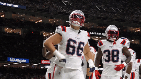 Football Celebration GIF by New England Patriots