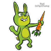 Angry Bunny Sticker by VeeFriends