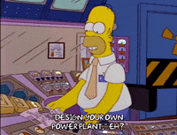 homer simpson design GIF